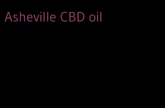 Asheville CBD oil