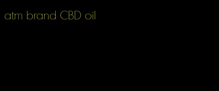 atm brand CBD oil