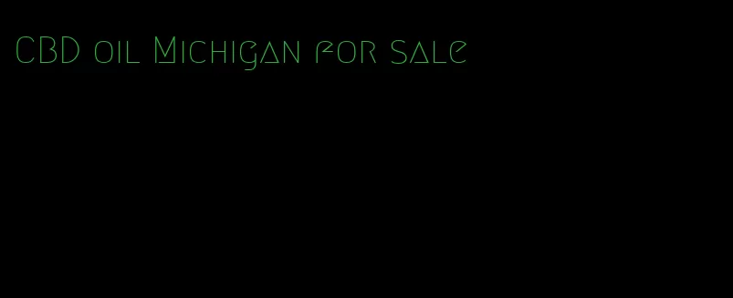 CBD oil Michigan for sale