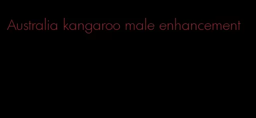 Australia kangaroo male enhancement