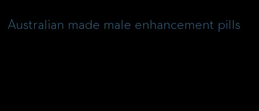 Australian made male enhancement pills