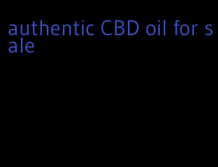 authentic CBD oil for sale