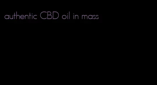 authentic CBD oil in mass