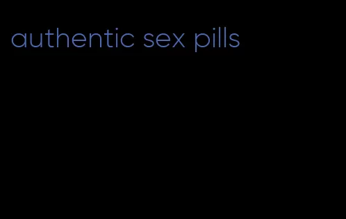 authentic sex pills