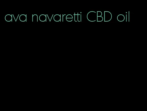 ava navaretti CBD oil