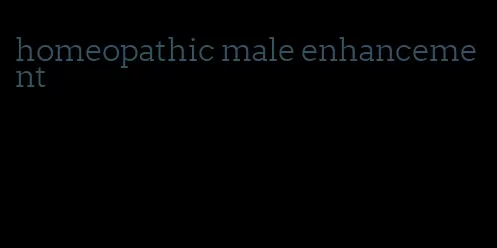 homeopathic male enhancement