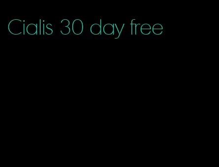 Cialis 30 day free