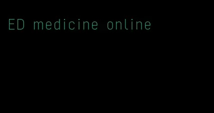 ED medicine online