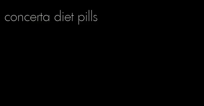 concerta diet pills