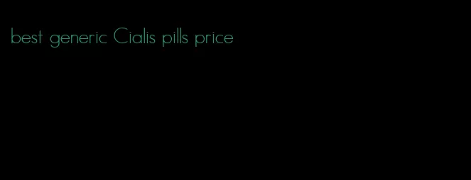 best generic Cialis pills price