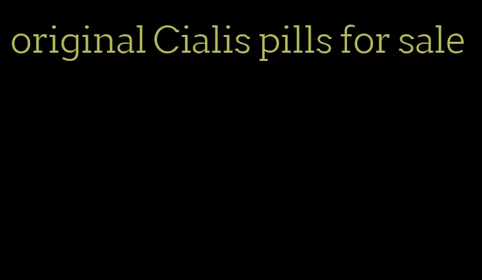 original Cialis pills for sale