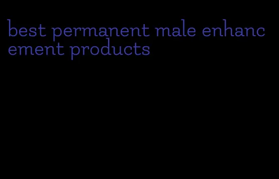 best permanent male enhancement products