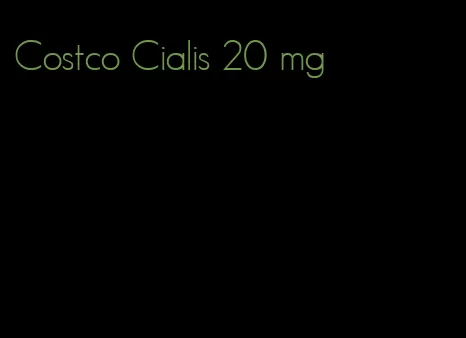 Costco Cialis 20 mg