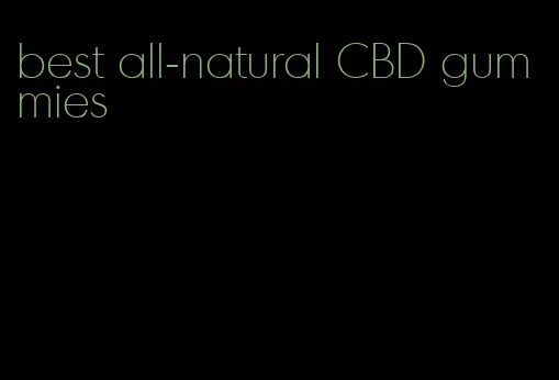 best all-natural CBD gummies