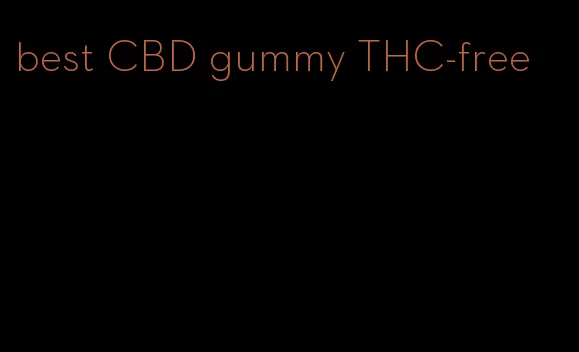 best CBD gummy THC-free