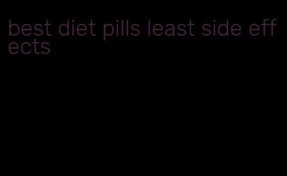 best diet pills least side effects