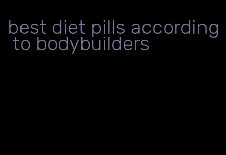 best diet pills according to bodybuilders