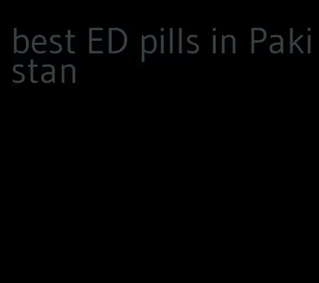 best ED pills in Pakistan