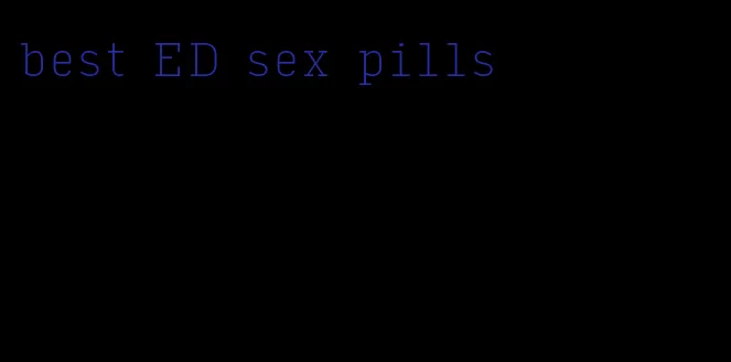 best ED sex pills