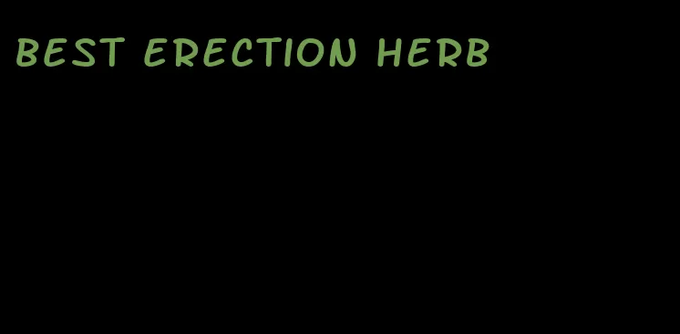 best erection herb