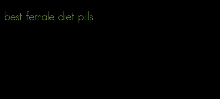 best female diet pills