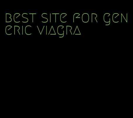 best site for generic viagra