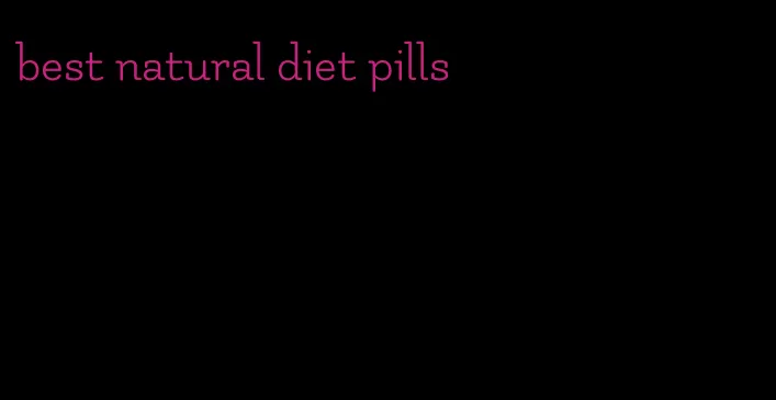 best natural diet pills