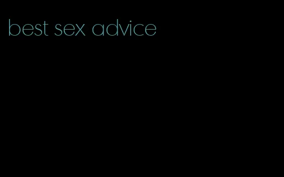 best sex advice