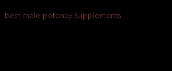 best male potency supplements