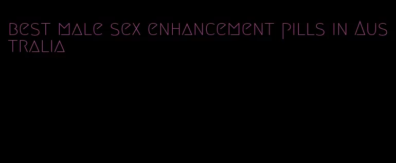 best male sex enhancement pills in Australia