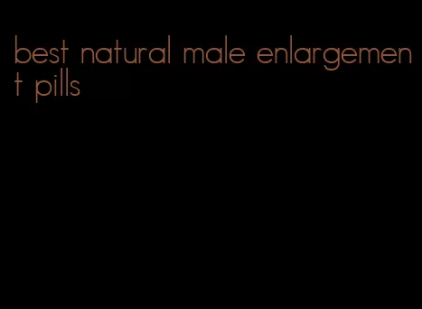 best natural male enlargement pills