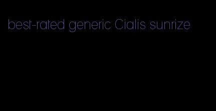 best-rated generic Cialis sunrize