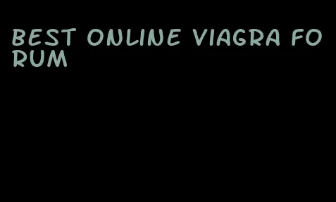 best online viagra forum