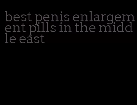 best penis enlargement pills in the middle east