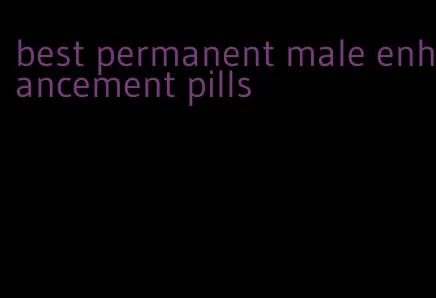 best permanent male enhancement pills