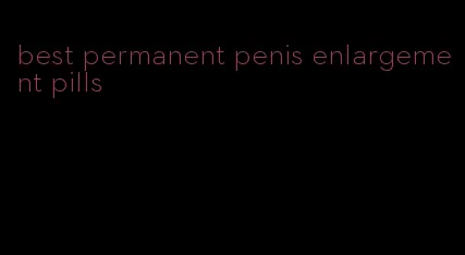 best permanent penis enlargement pills