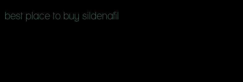 best place to buy sildenafil