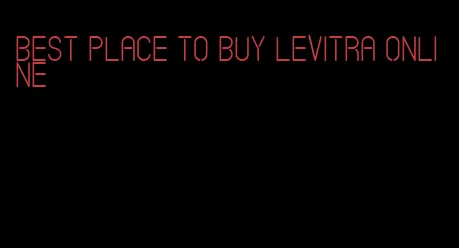 best place to buy Levitra online