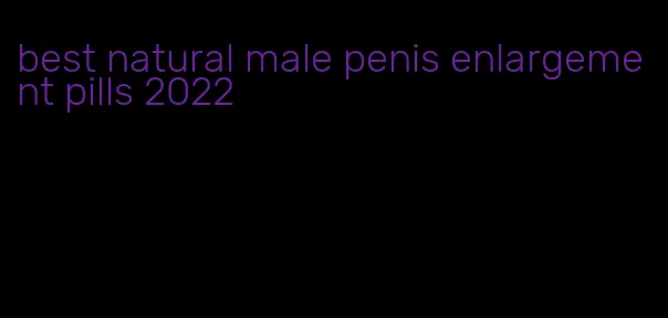 best natural male penis enlargement pills 2022