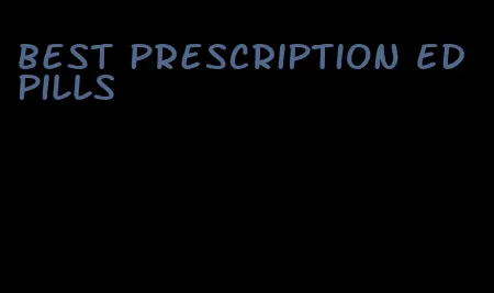 best prescription ED pills