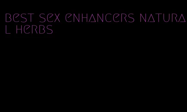 best sex enhancers natural herbs