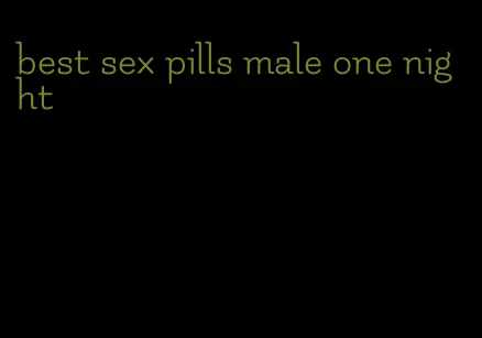 best sex pills male one night