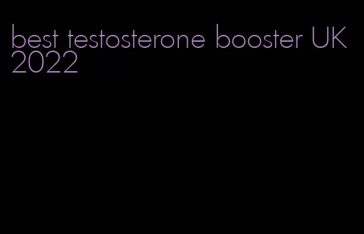 best testosterone booster UK 2022