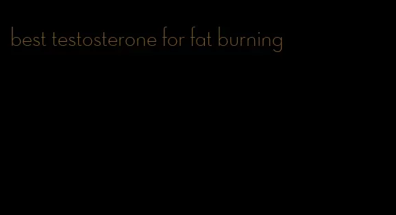 best testosterone for fat burning