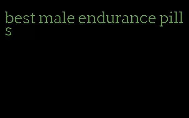 best male endurance pills