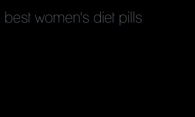 best women's diet pills